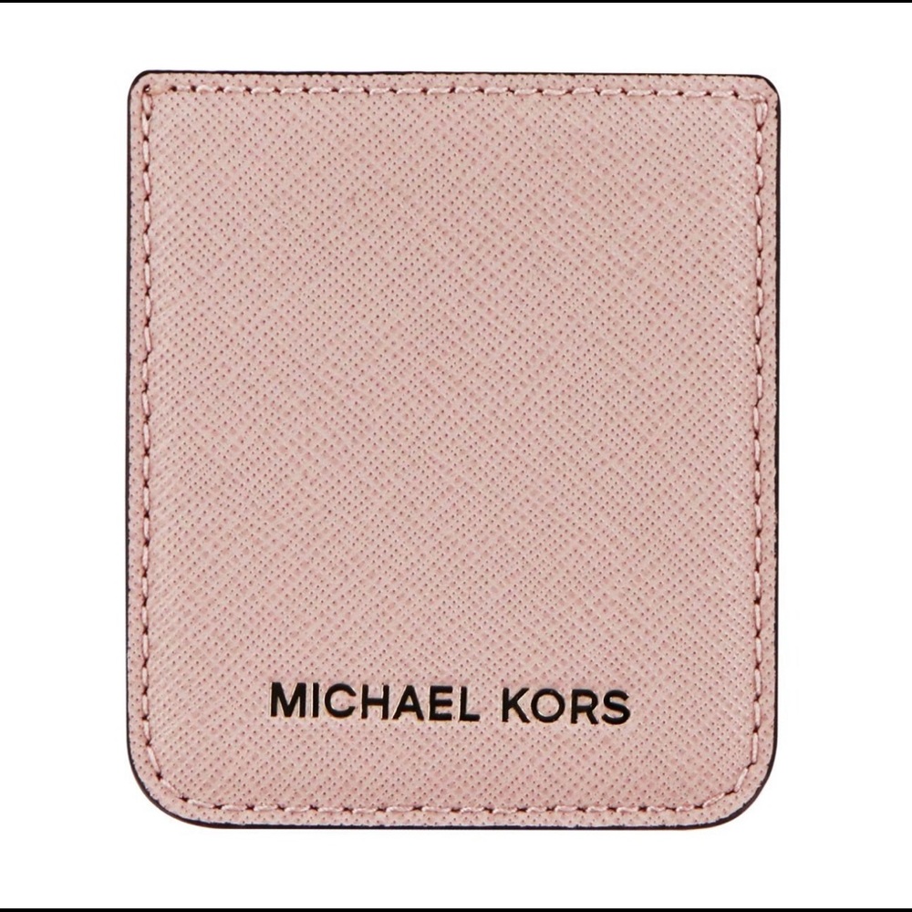 NWT - Michael Kors Phone Pocket Sticker with Adhesive Backing - Soft Pink